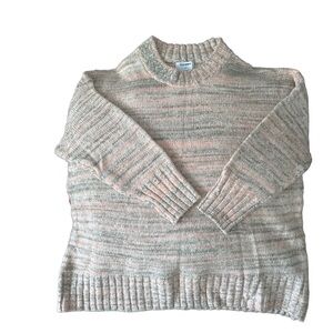 Old Navy Women's Sweater in Cream, Pink, Grey, light brown.